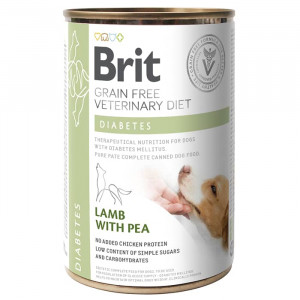 BRIT VETERINARY DIET DOG DIEBETES konservi suņiem 400g